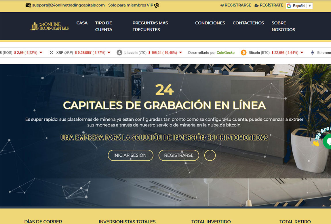 24onlinetradingcapitals: página web