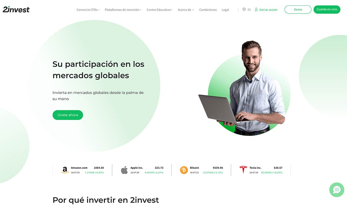 2invest: página web