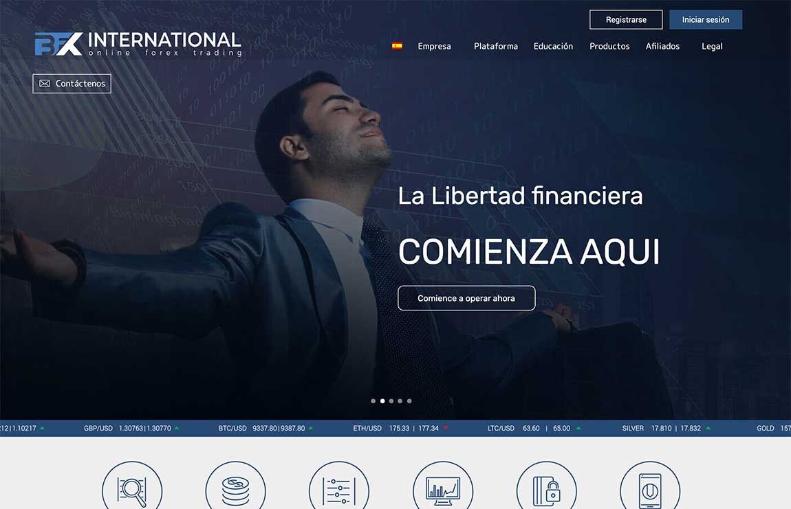 BFX International: página web