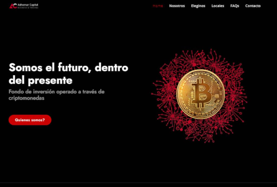 Adhemar Capital: página web