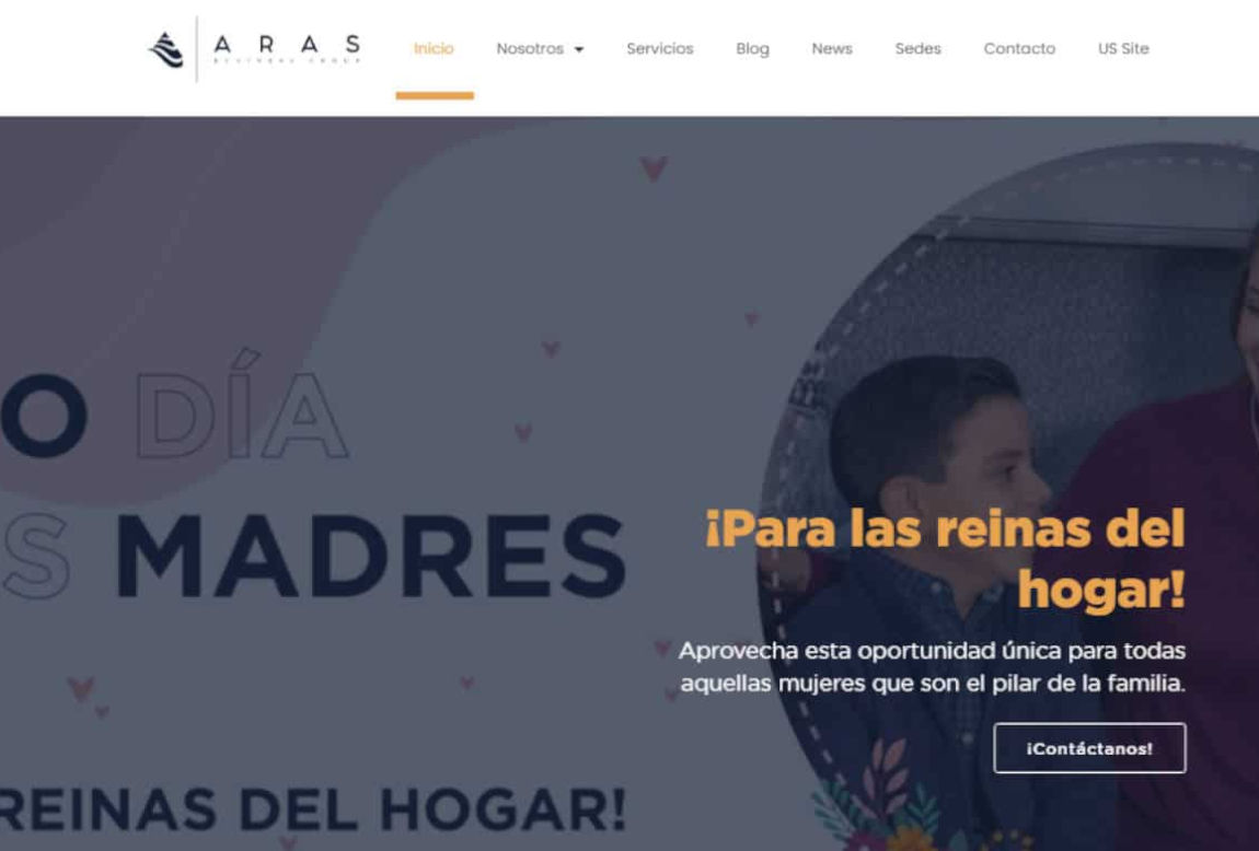 Aras Business Group: página web