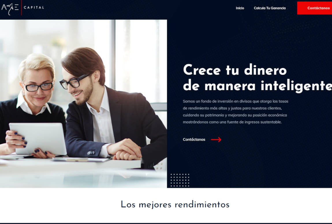 AXE Capital: página web