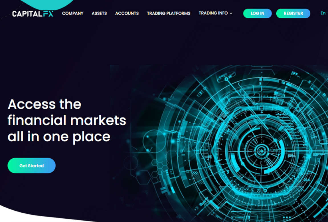 Capital FX: página web