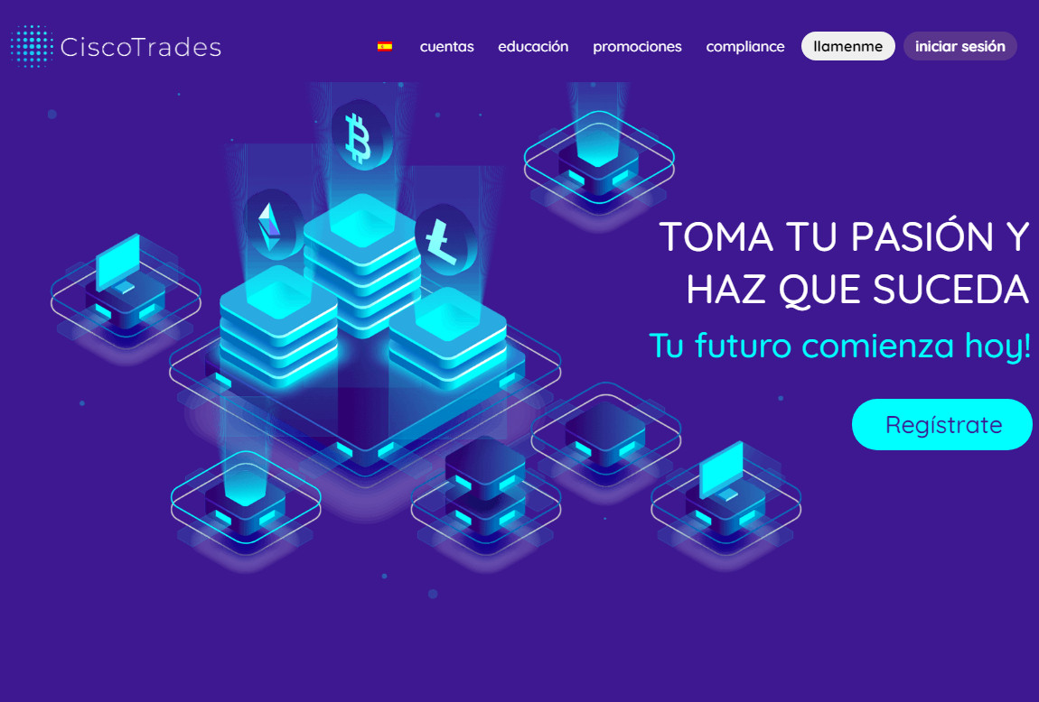 Ciscotrades: página web
