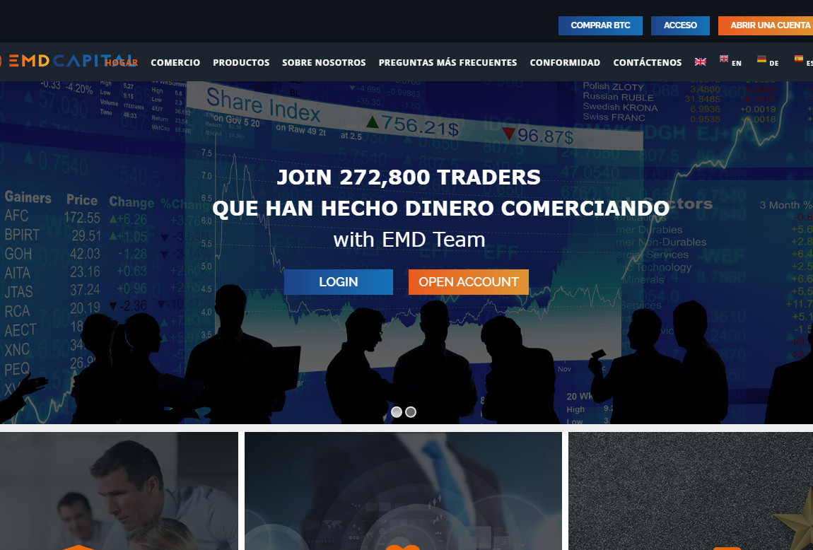 EMD Capital: página web