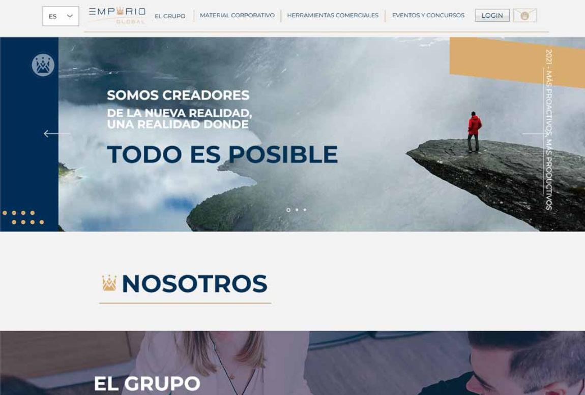 Emporio Global: página web