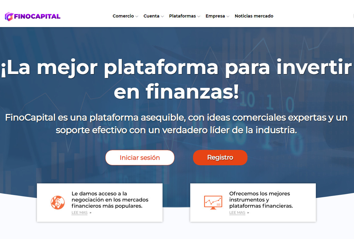 FinoCapital: página web