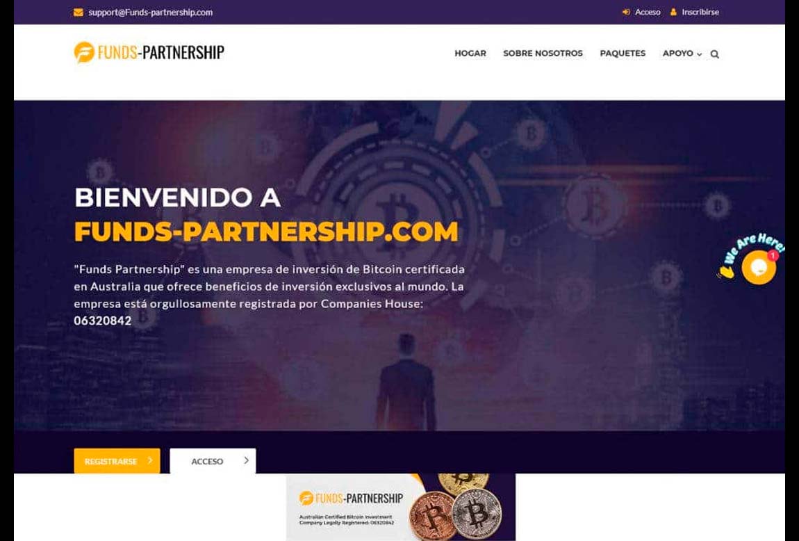 Funds-Partnership: página web