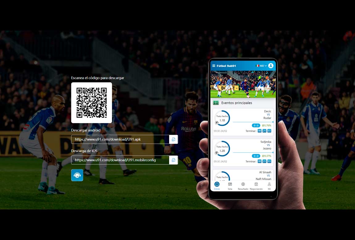 Futbol Sub91: página web