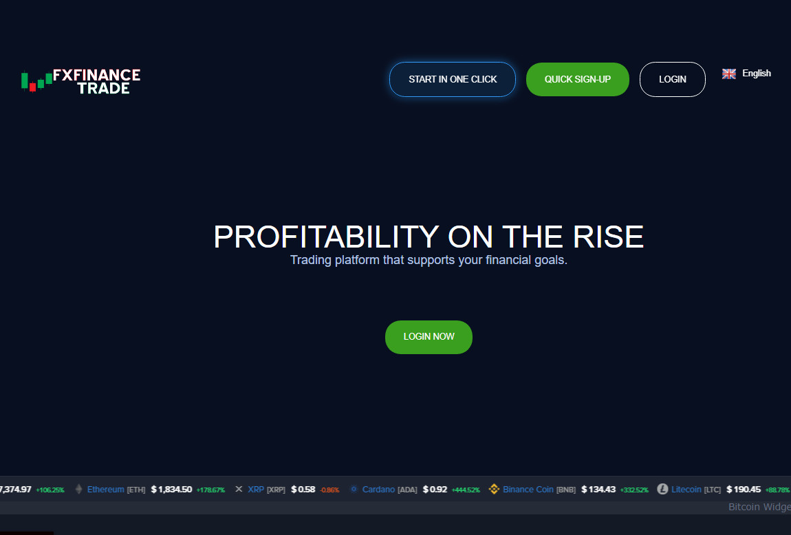 Fx Finance Trade: página web