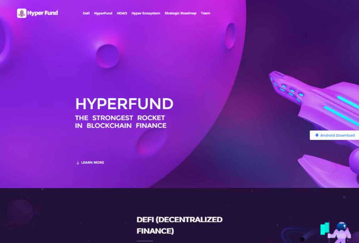 HyperFund: página web