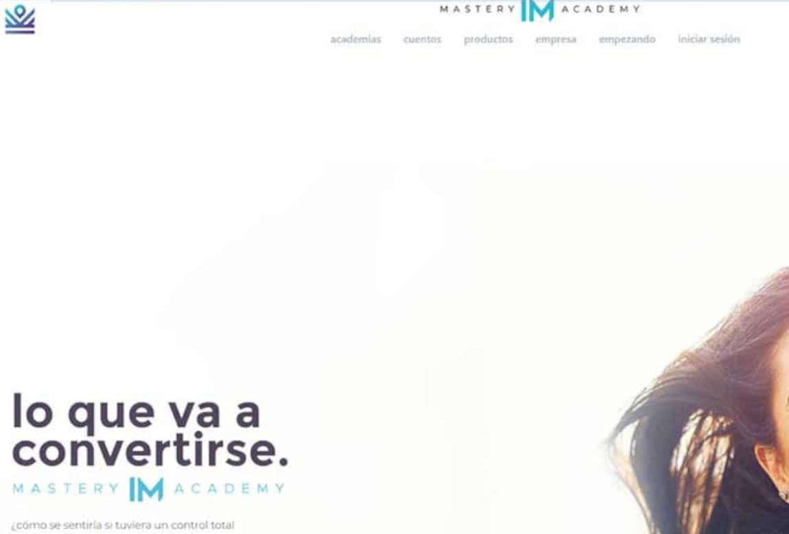 IM Academy: página web