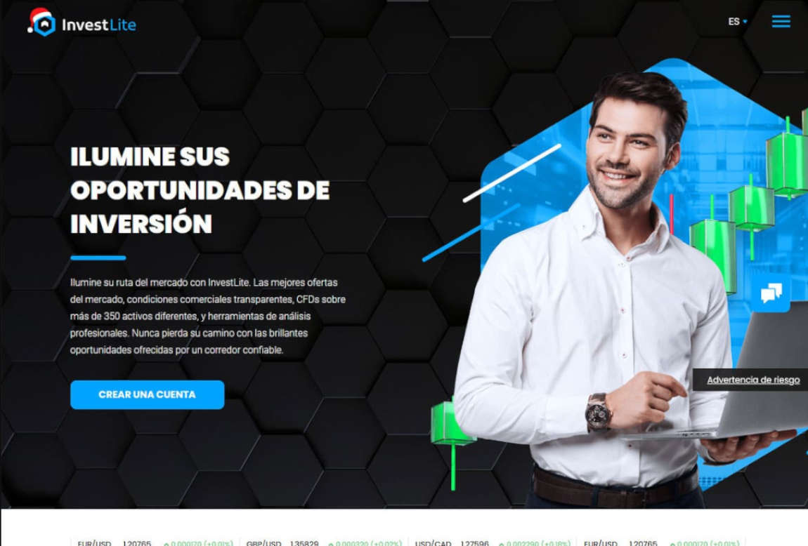 InvestLite: página web