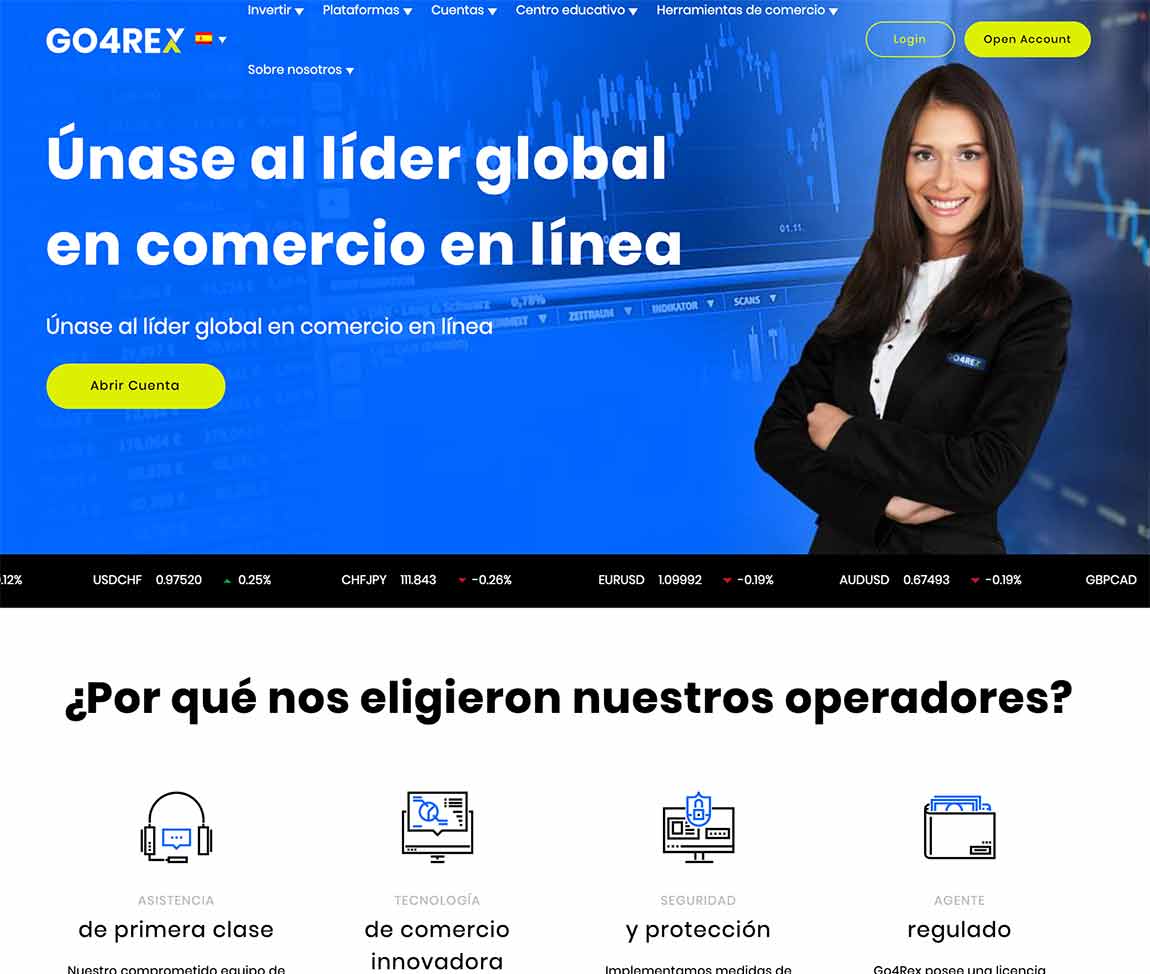 Go4rex: página web