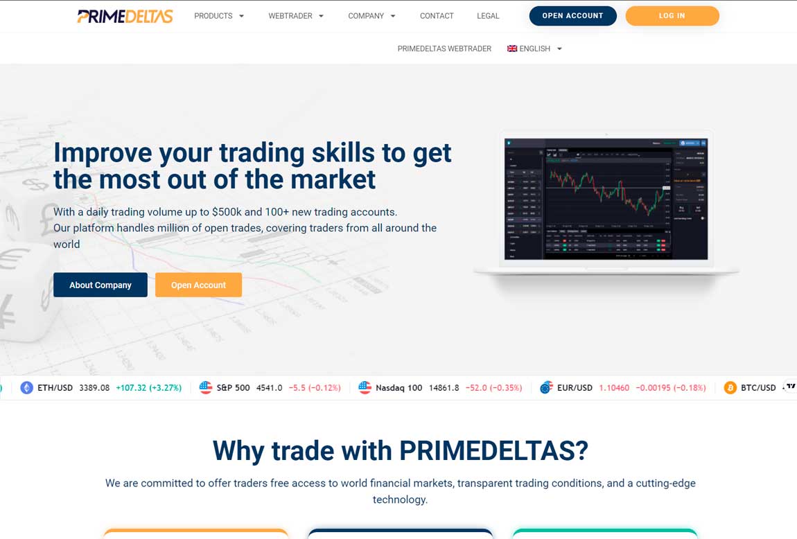 PrimeDeltas: página web