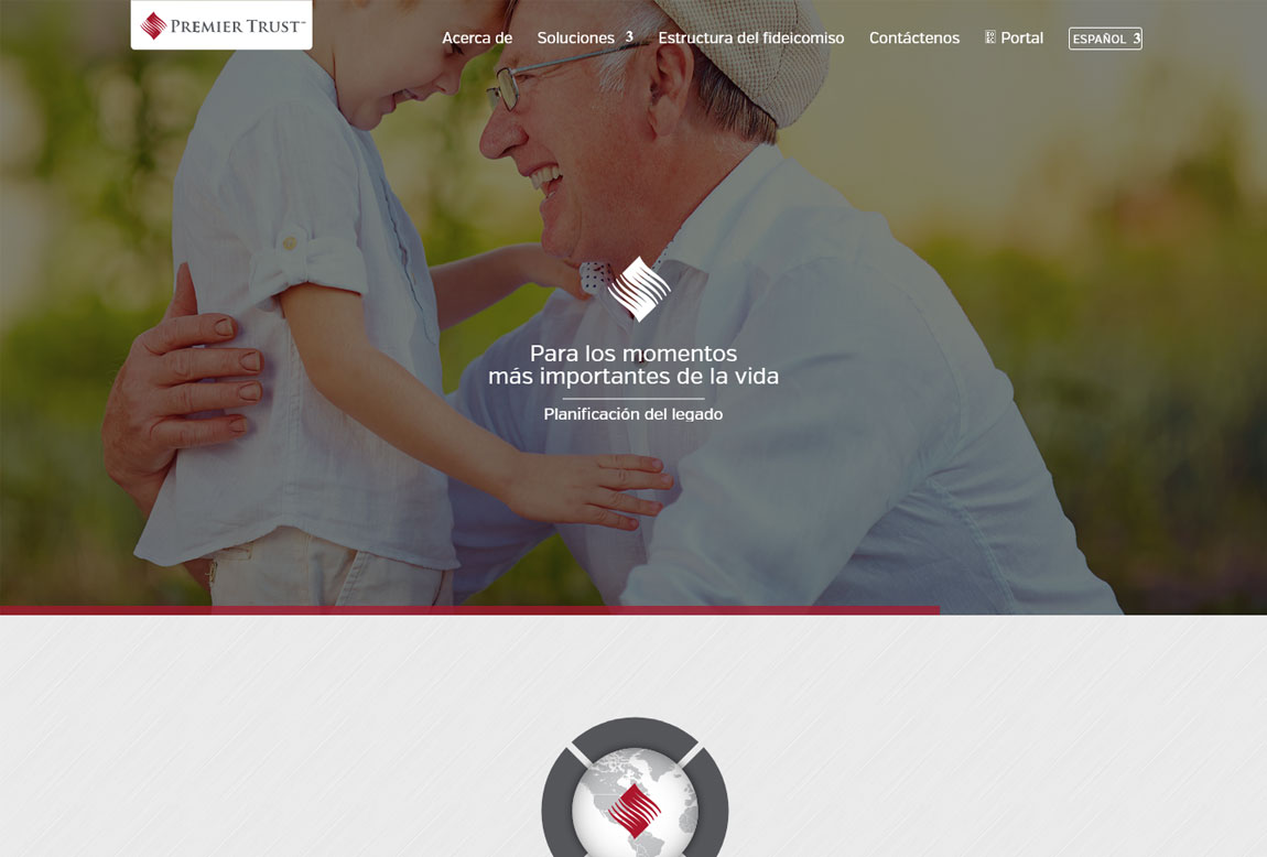 Premier Trust: página web