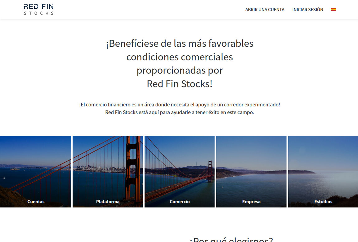 Red Fin Stocks : página web