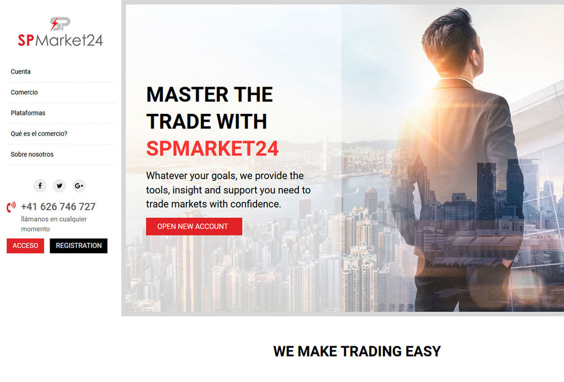 SP Market24: página web