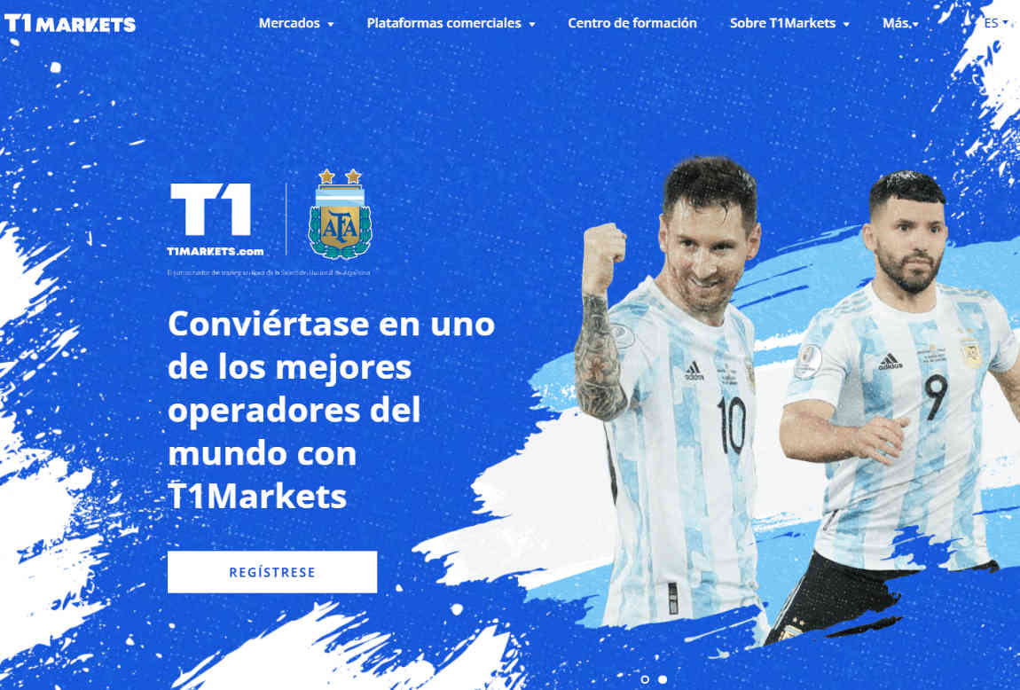 T1Markets: página web