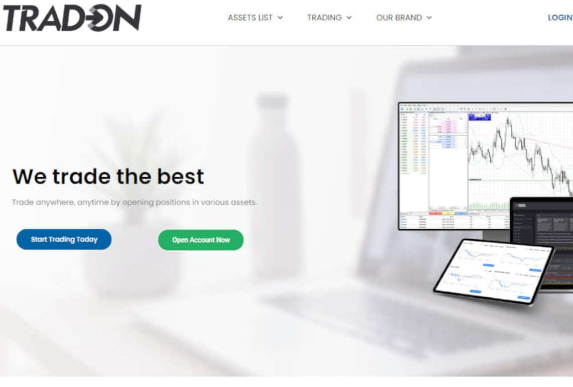 Tradon: página web