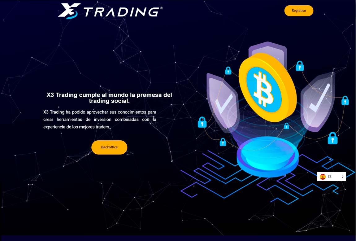 X3 Trading: página web