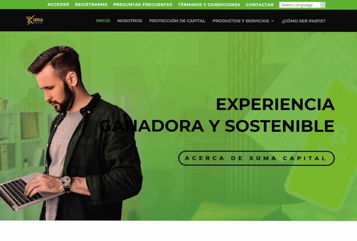Xuma Capital: página web